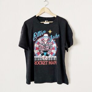 NEW Elton John Rocket Man Graphic T-Shirt